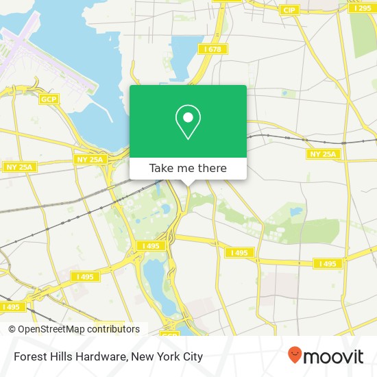 Forest Hills  Hardware map