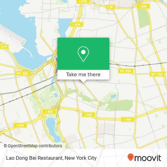 Mapa de Lao Dong Bei Restaurant