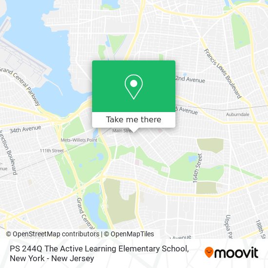 PS 244Q The Active Learning Elementary School map