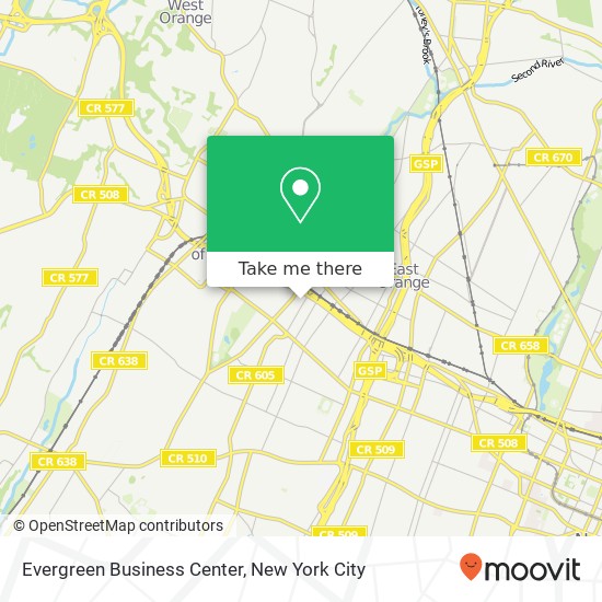 Mapa de Evergreen Business Center