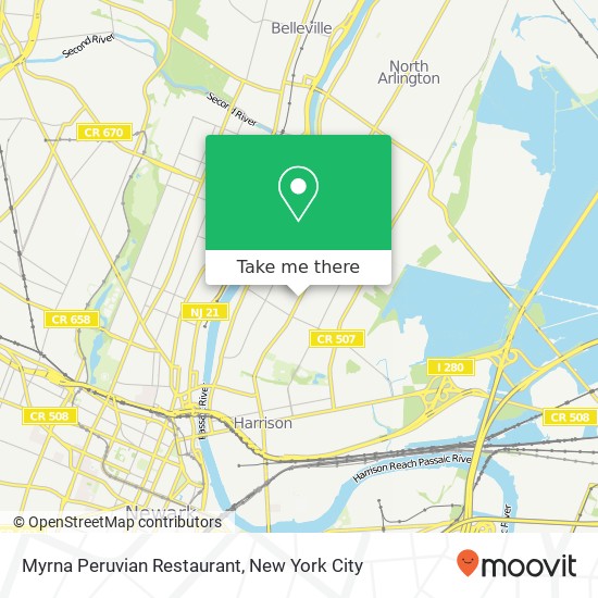 Myrna Peruvian Restaurant map