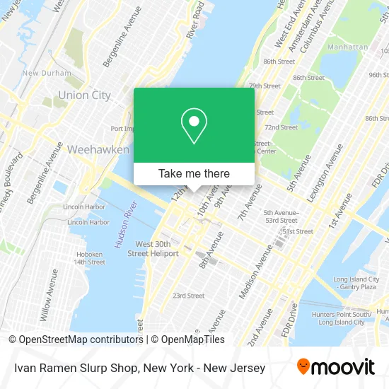 Ivan Ramen Slurp Shop map