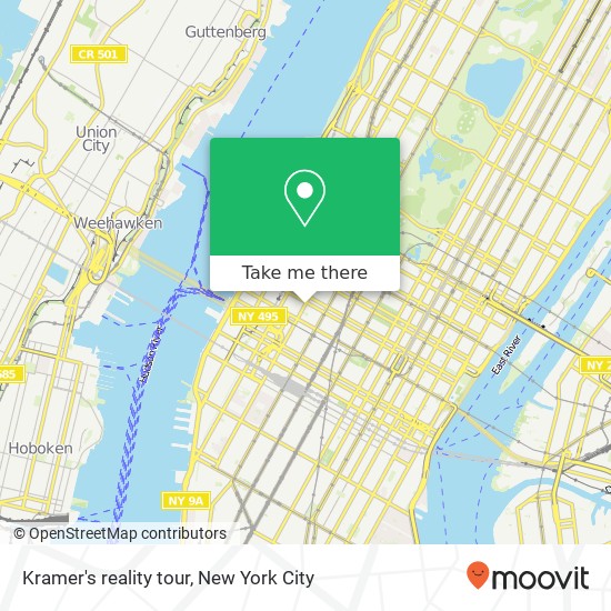 Mapa de Kramer's reality tour