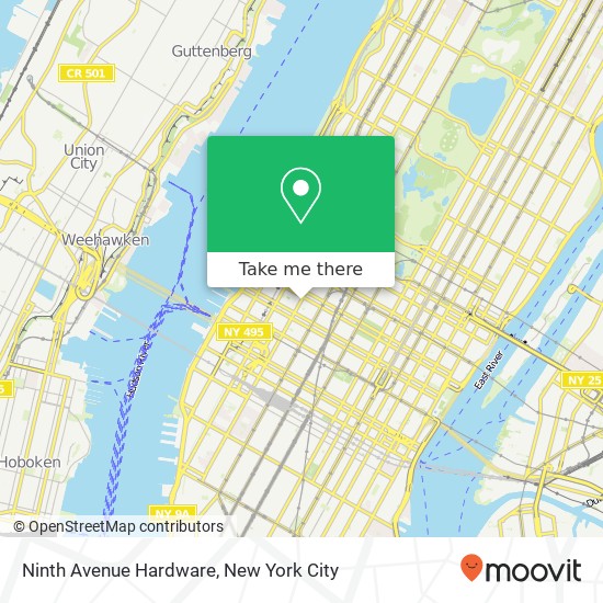 Ninth Avenue Hardware map