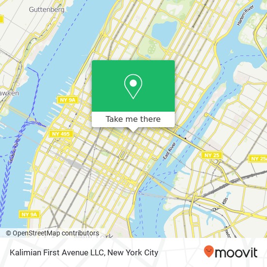 Kalimian First Avenue LLC map