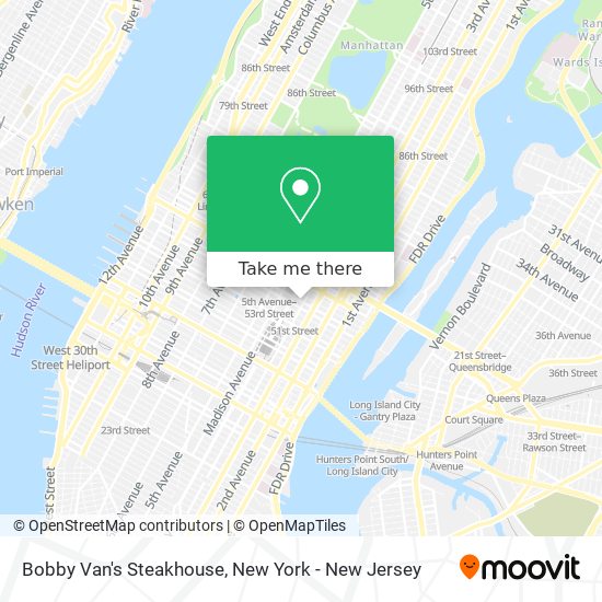 Mapa de Bobby Van's Steakhouse
