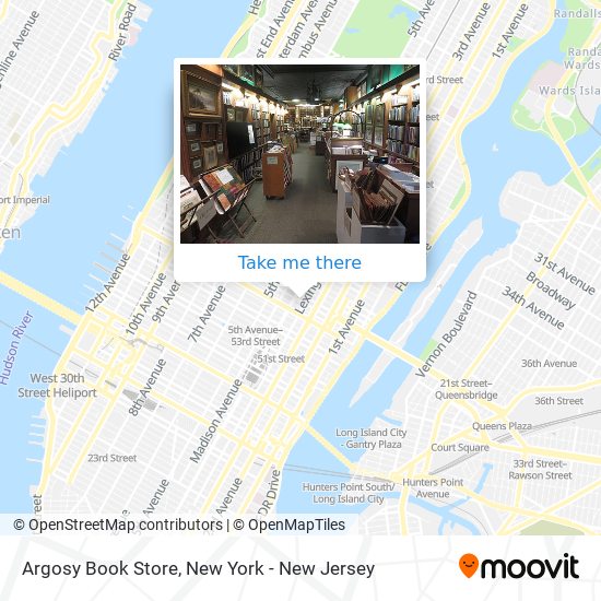 Argosy Book Store map