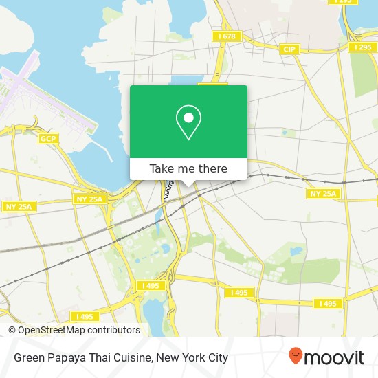 Green Papaya Thai Cuisine map