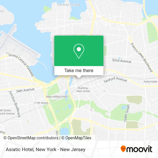 Asiatic Hotel map