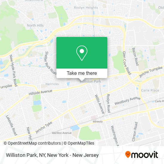Mapa de Williston Park, NY