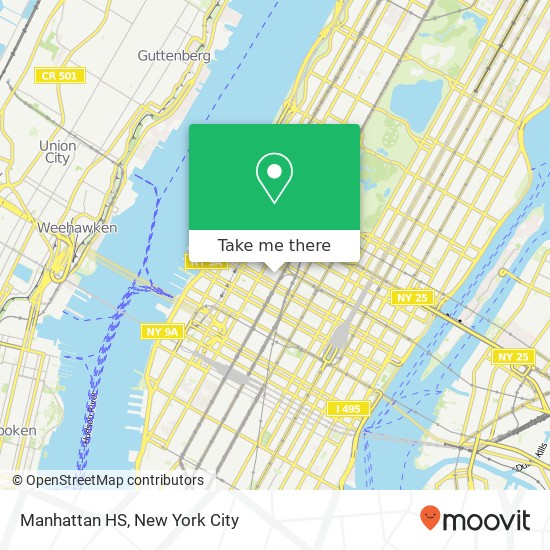 Manhattan HS map