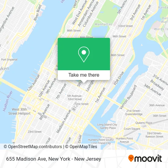 655 Madison Ave map