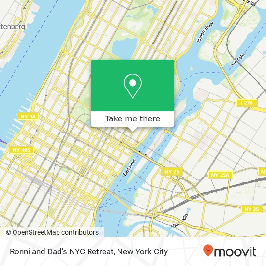 Ronni and Dad's NYC Retreat map