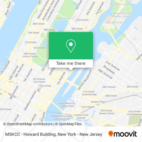 MSKCC - Howard Building map