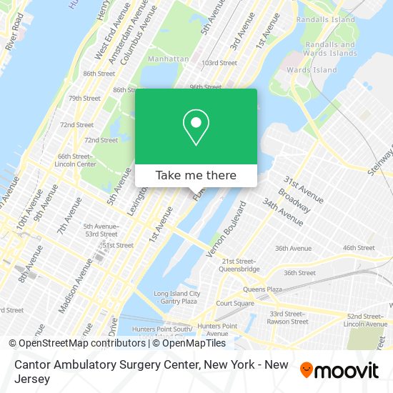 Cantor Ambulatory Surgery Center map