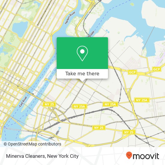 Minerva Cleaners map