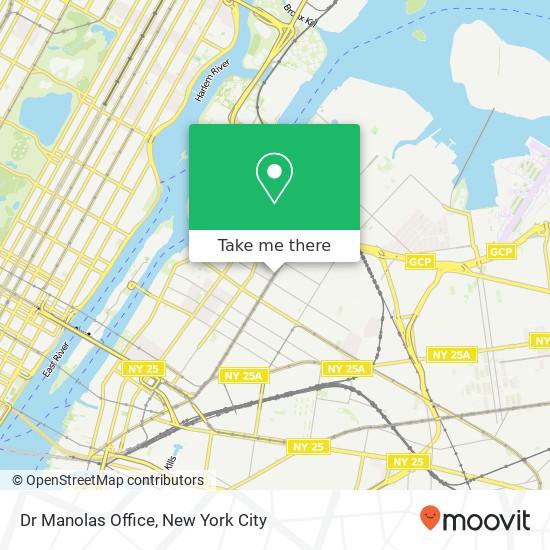 Dr Manolas Office map