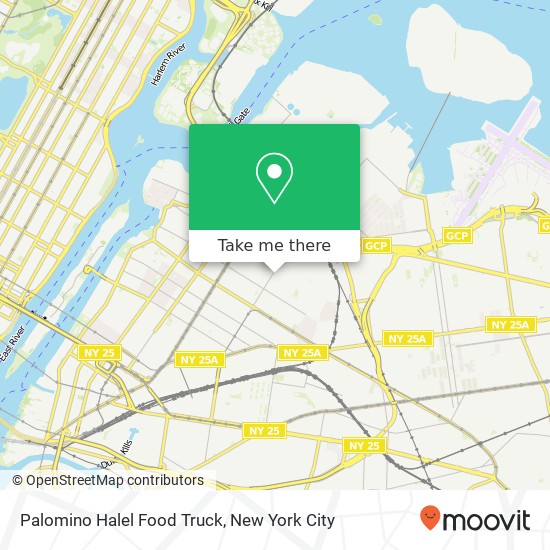 Palomino Halel Food Truck map