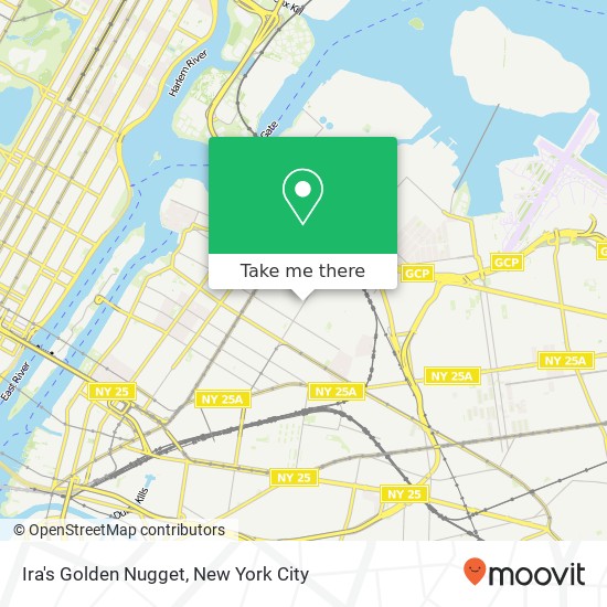 Ira's Golden Nugget map