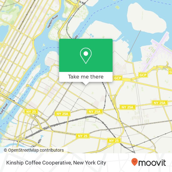 Mapa de Kinship Coffee Cooperative