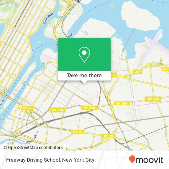 Mapa de Freeway Driving School