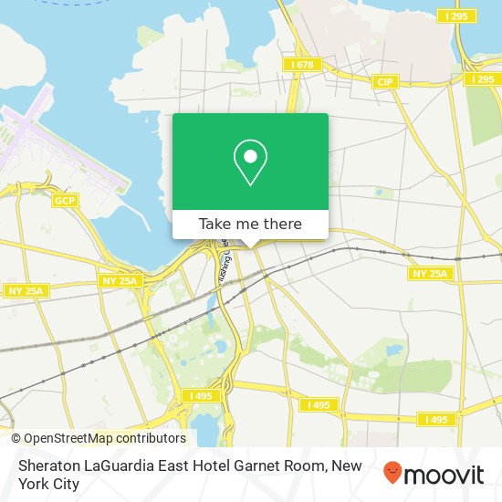 Mapa de Sheraton LaGuardia East Hotel Garnet Room