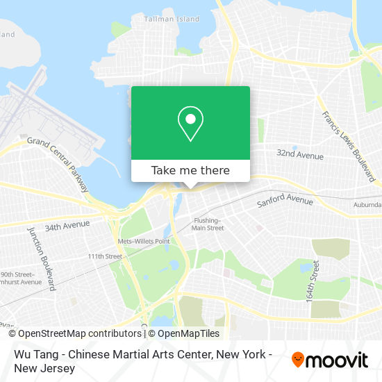 Mapa de Wu Tang - Chinese Martial Arts Center