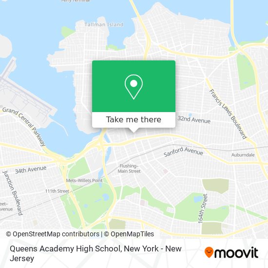 Queens Academy High School map