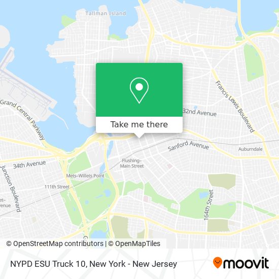 NYPD ESU Truck 10 map