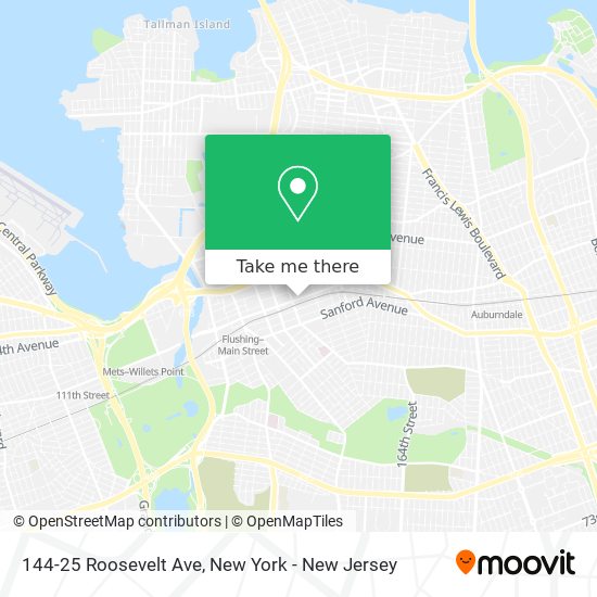 Mapa de 144-25 Roosevelt Ave