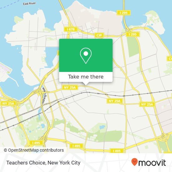 Mapa de Teachers Choice