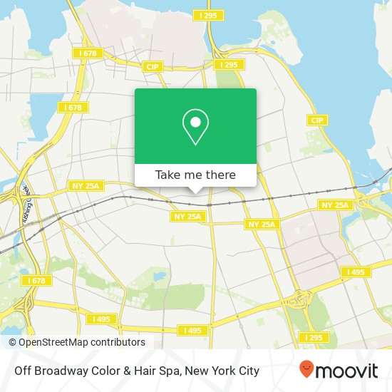 Off Broadway Color & Hair Spa map