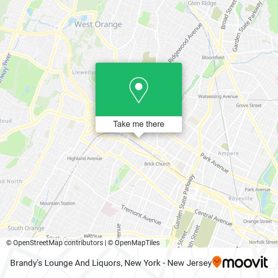 Brandy's Lounge And Liquors map