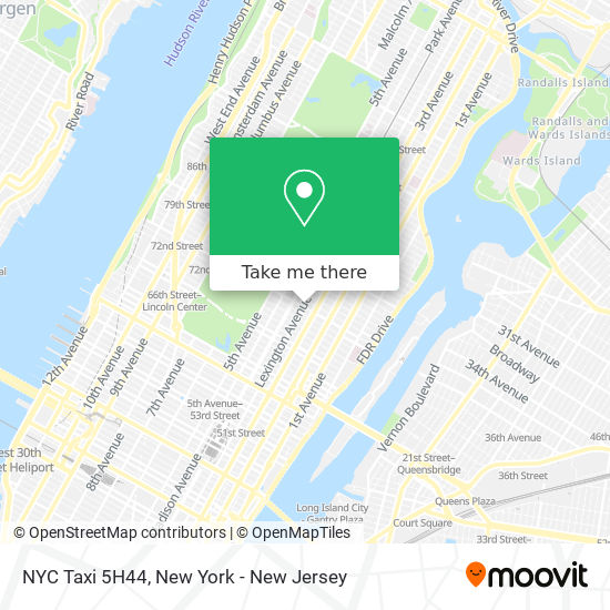 Mapa de NYC Taxi 5H44