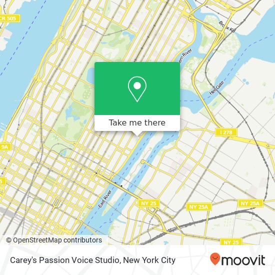 Carey's Passion Voice Studio map
