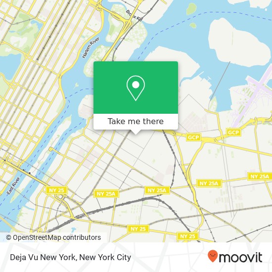Deja Vu New York map