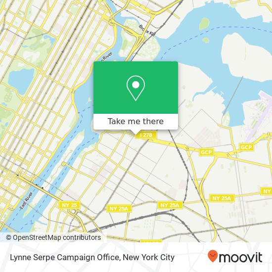 Mapa de Lynne Serpe Campaign Office