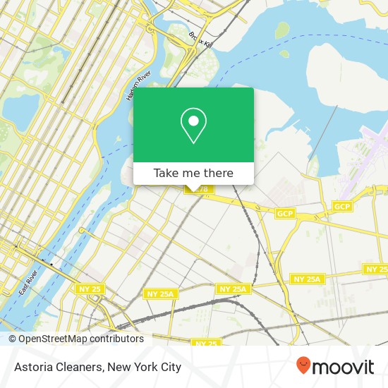 Astoria Cleaners map