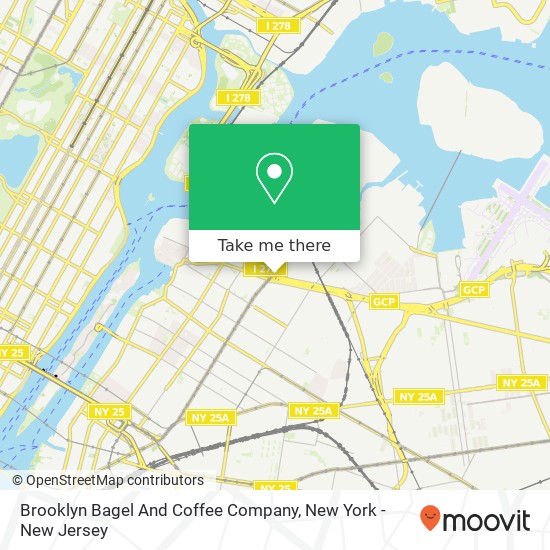 Brooklyn Bagel And Coffee Company map