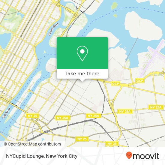 NYCupid Lounge map