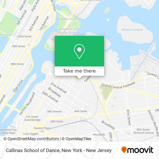 Callinas School of Dance map