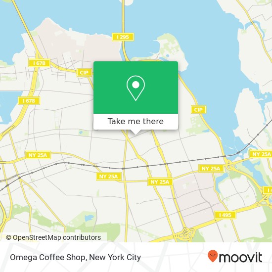 Mapa de Omega Coffee Shop