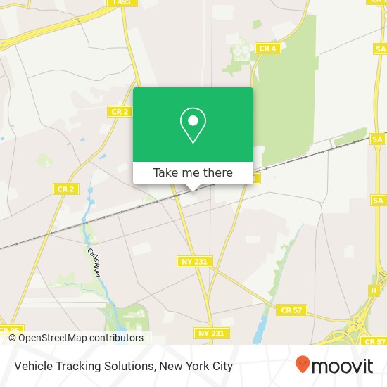 Vehicle Tracking Solutions map