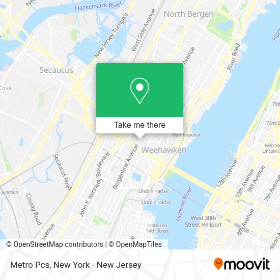 Metro Pcs map