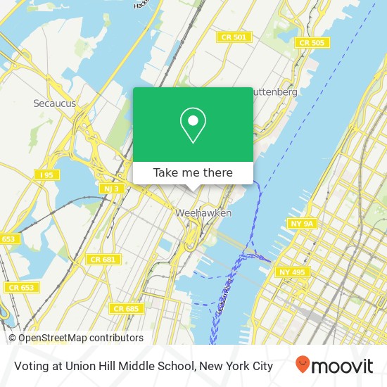 Mapa de Voting at Union Hill Middle School