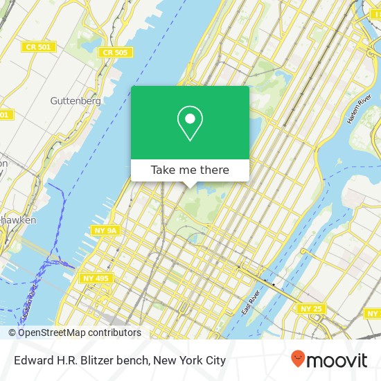 Mapa de Edward H.R. Blitzer bench