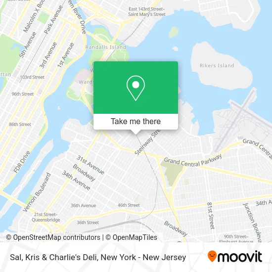 Sal, Kris & Charlie's Deli map