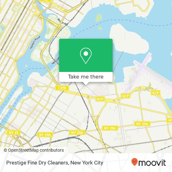 Prestige Fine Dry Cleaners map