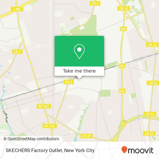 SKECHERS Factory Outlet map