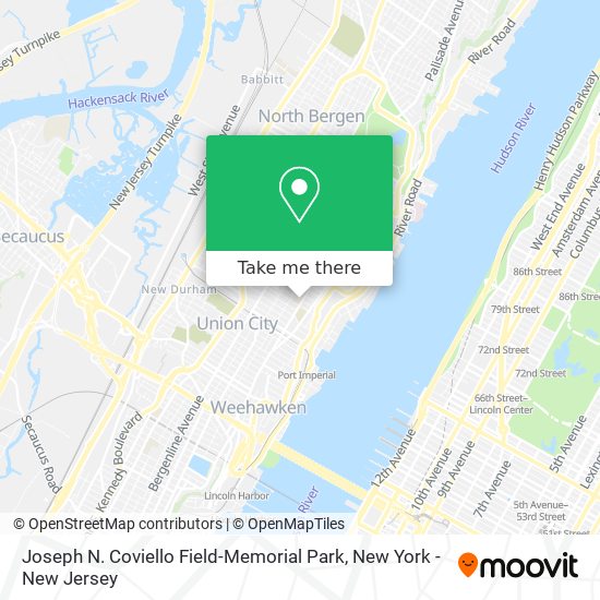 Mapa de Joseph N. Coviello Field-Memorial Park